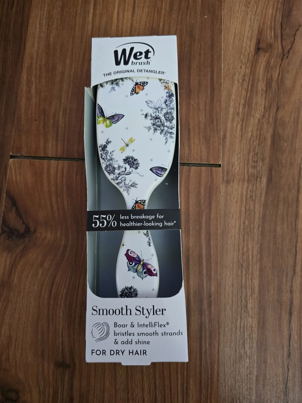 MacKenzie Childs x Wet Brush Target Detangler Butterfly Toile for Dry Hair New